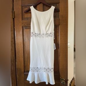 Women’s white midi dress